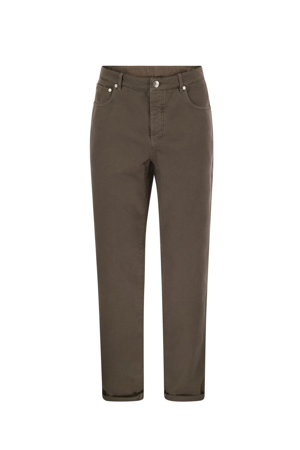 BRUNELLO CUCINELLI COTTON CHINOS Size: 52, colour: GREY